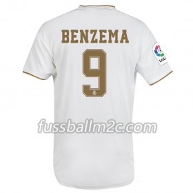 Fußballtrikots Real Madrid Karim Benzema 9 Heim Trikotsatz 2019-2020
